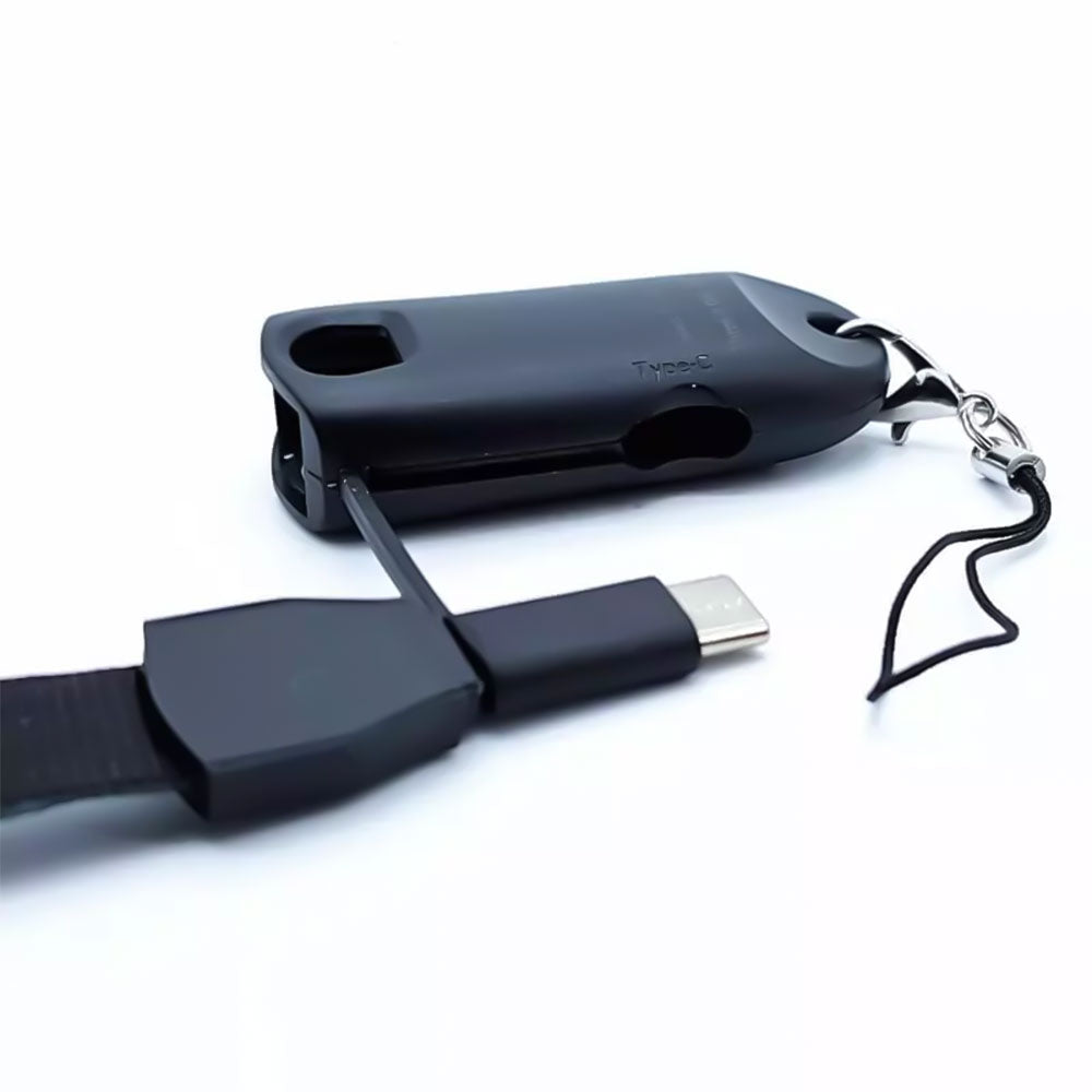 Vaptio USB + Micro + Type-C + Lightning 5in1 Lanyard Converter Cable Fast Charging