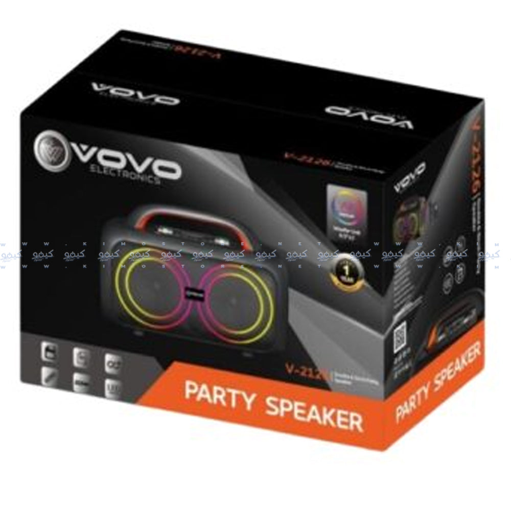 سبيكر فوفو متنقل RGB 1.0 مع مايك V-2126