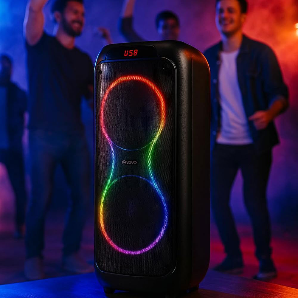 Vovo V-2810 Party RGB Portable Bluetooth Speaker