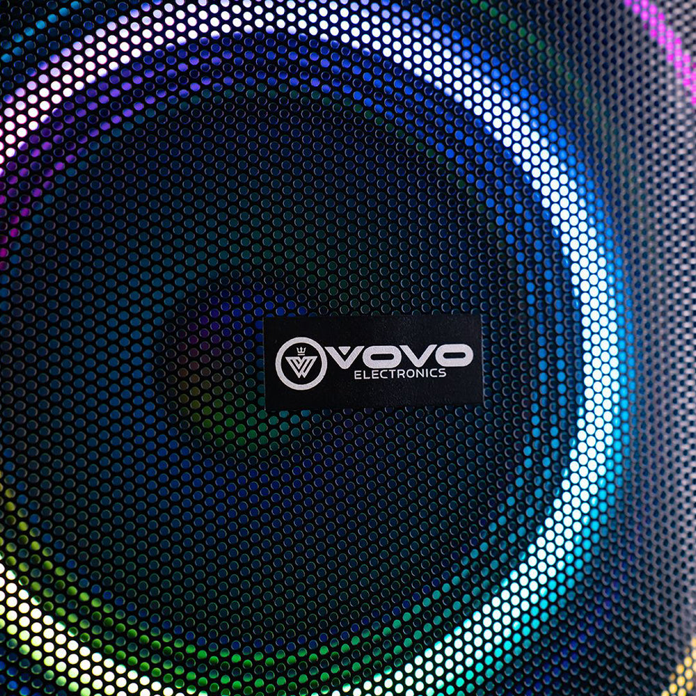 Vovo V-2875 RGB Portable Bluetooth Speaker With Mic 1.0