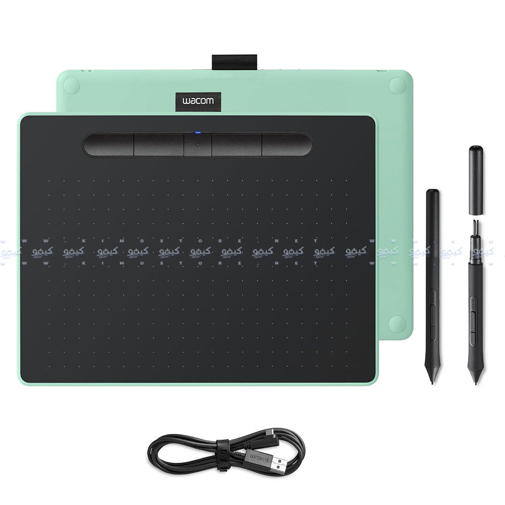Wacom Intuos CTL-6100WLE-N Bluetooth Medium Graphic Tablet - Pistachio