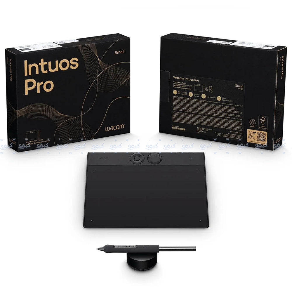 جرافيك تابلت واكوم صغير Intuos Pro PTK470K0B - اسود