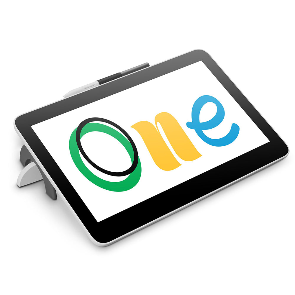 شاشة عرض ابداعية مع قلم واكوم 11.6 بوصة One 12 DTC121W0B - ابيض