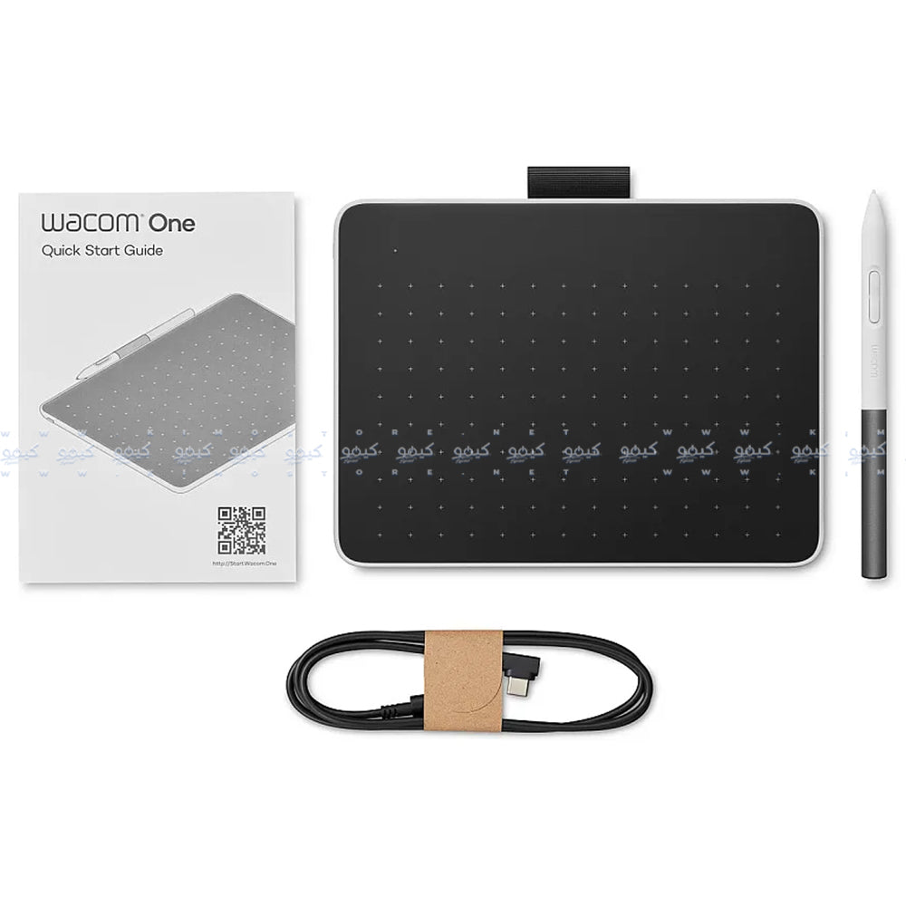 Wacom One Pen Tablet CTC4110WLW1B Bluetooth Small - White