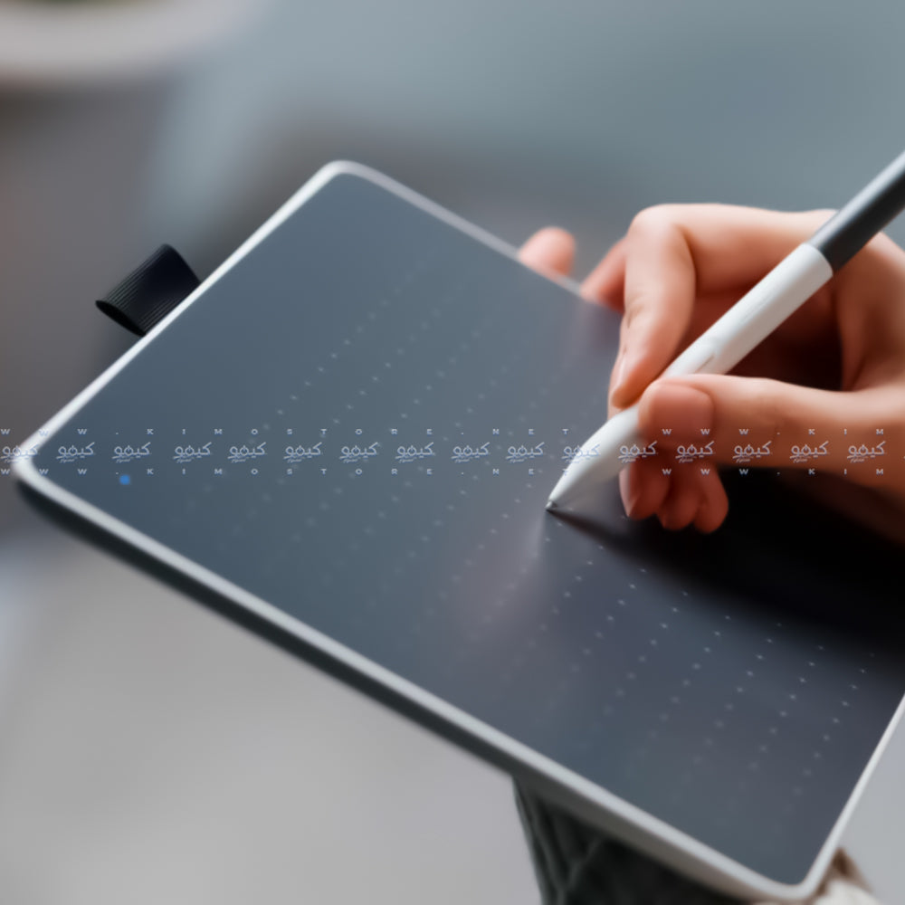 جرافيك تابلت واكوم متوسط بلوتوث One Pen CTC6110WLW1B - ابيض
