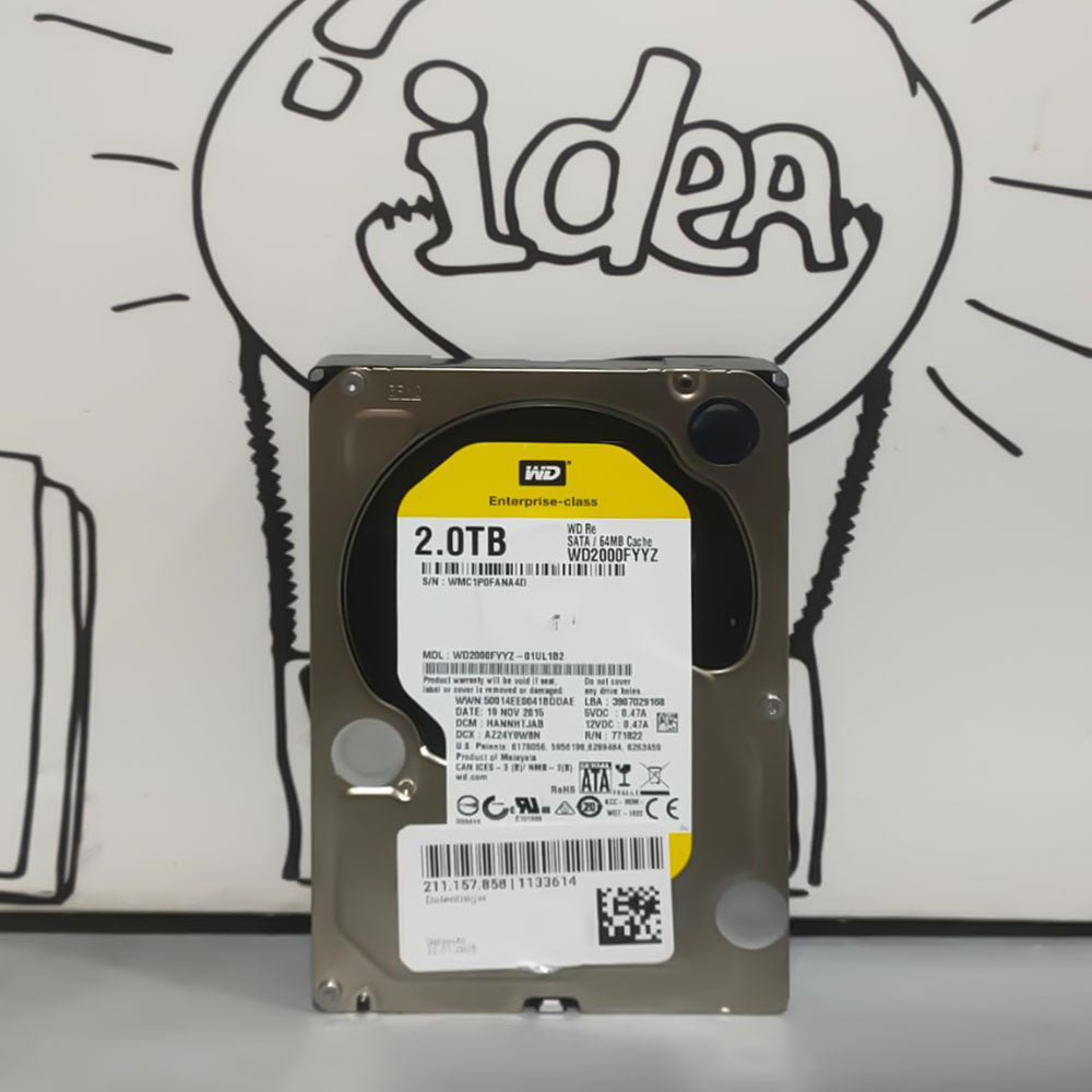 Western Digital 2TB 3.5 inch Internal PC Hard Drive (Original Used)