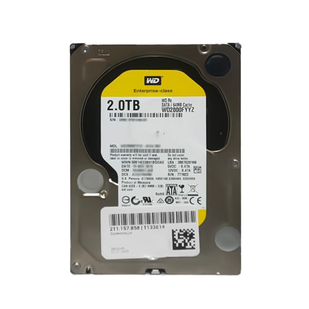 هارد درايف ويسترن ديجيتال 2 تيرابايت 3.5 بوصة داخلي للكمبيوتر (استعمال خارج)