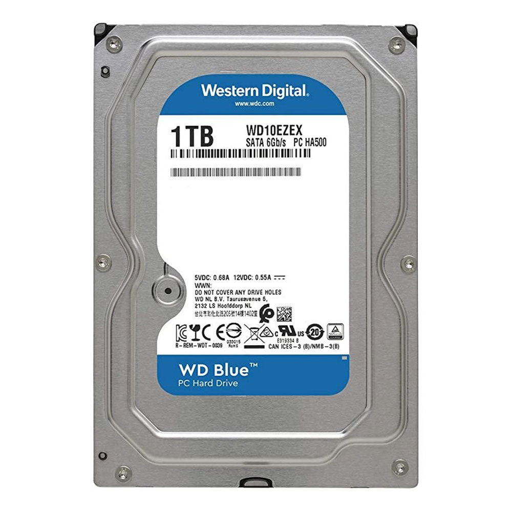 هارد درايف ويسترن ديجيتال 1 تيرابايت 3.5 بوصة داخلي للكمبيوتر ازرق (استعمال خارج)