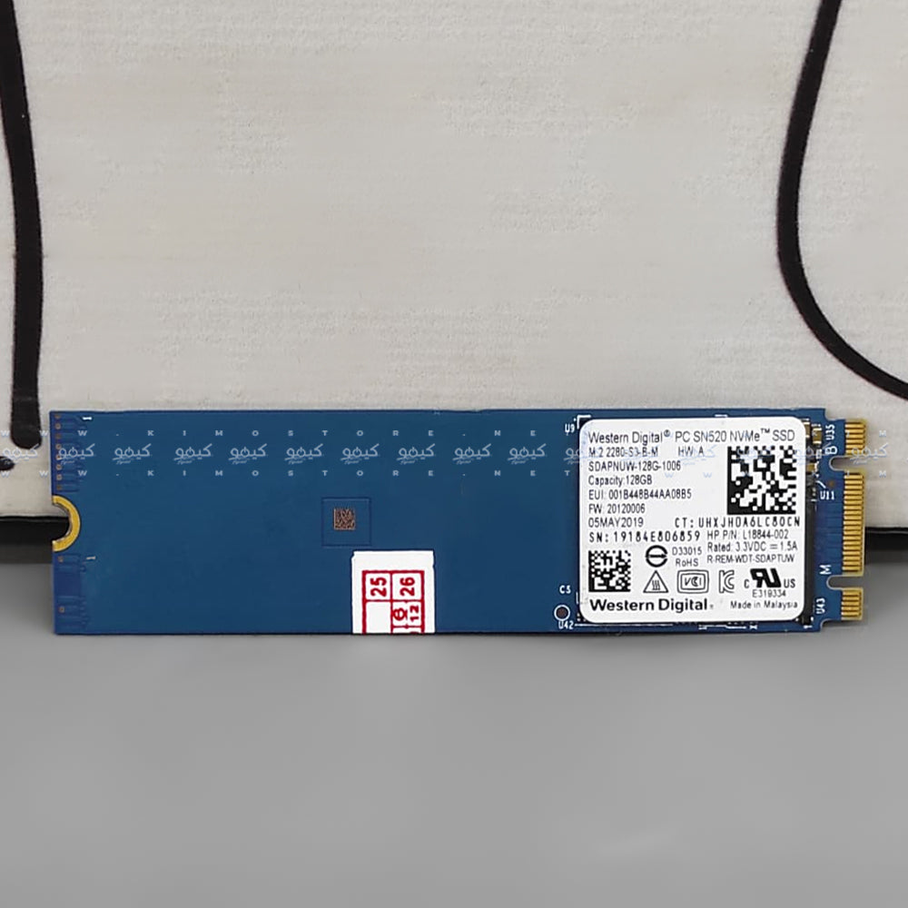 Western Digital SN520 128GB NVMe 2280 PCIe M.2 SSD (Original Used)
