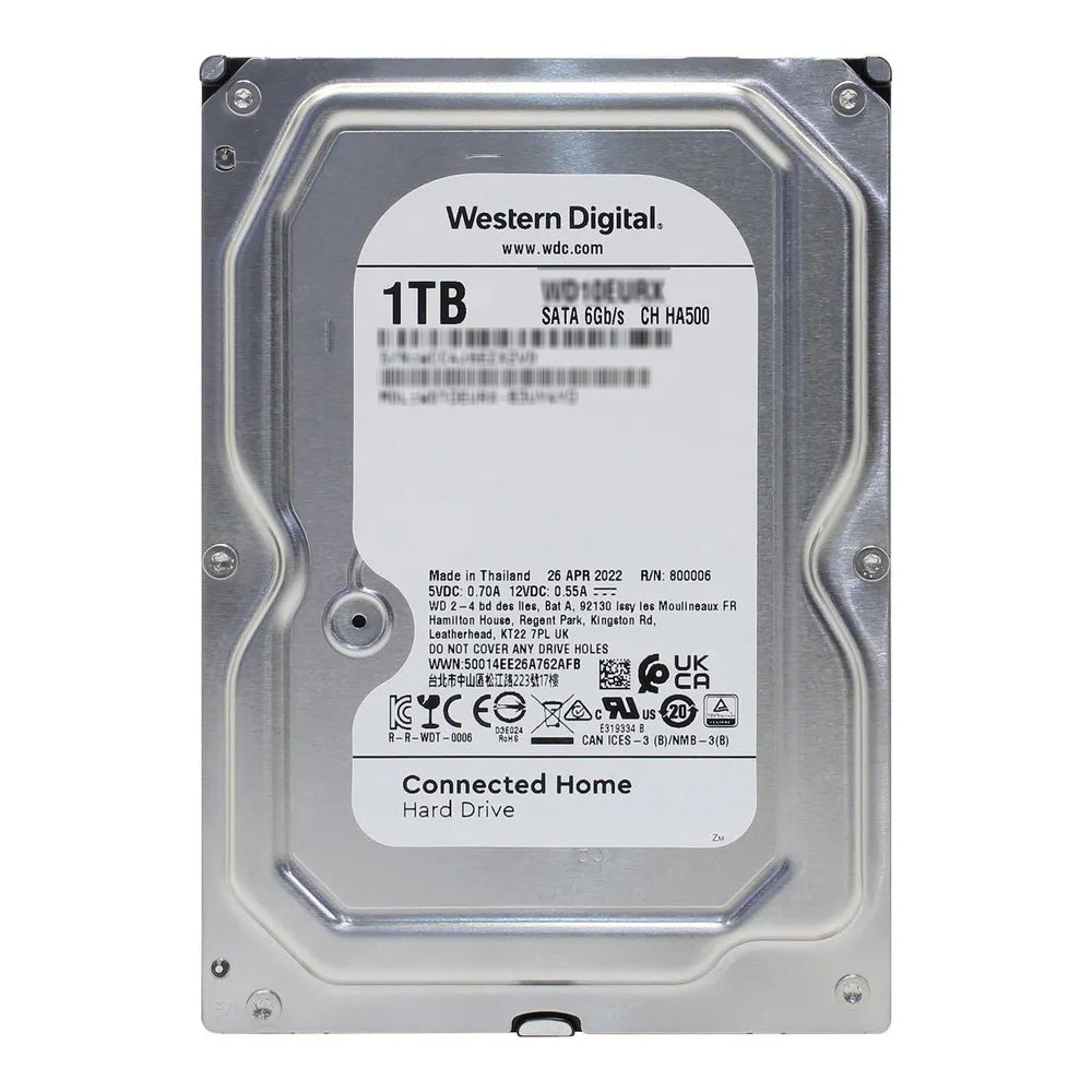 هارد درايف ويسترن ديجيتال 1 تيرابايت 3.5 بوصة داخلي للكمبيوتر (استعمال خارج)