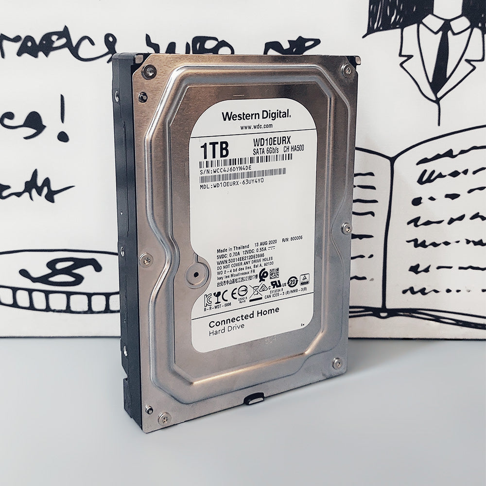 هارد درايف ويسترن ديجيتال 1 تيرابايت 3.5 بوصة داخلي للكمبيوتر (استعمال خارج)