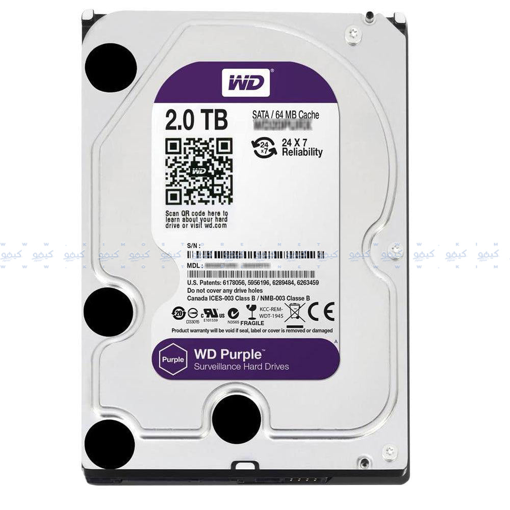 Western Digital Purple 2TB 3.5 Inch Surveillance Internal