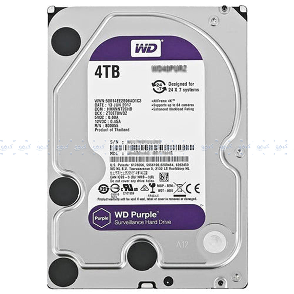 Western Digital Purple 4TB 3.5 inch Surveillance