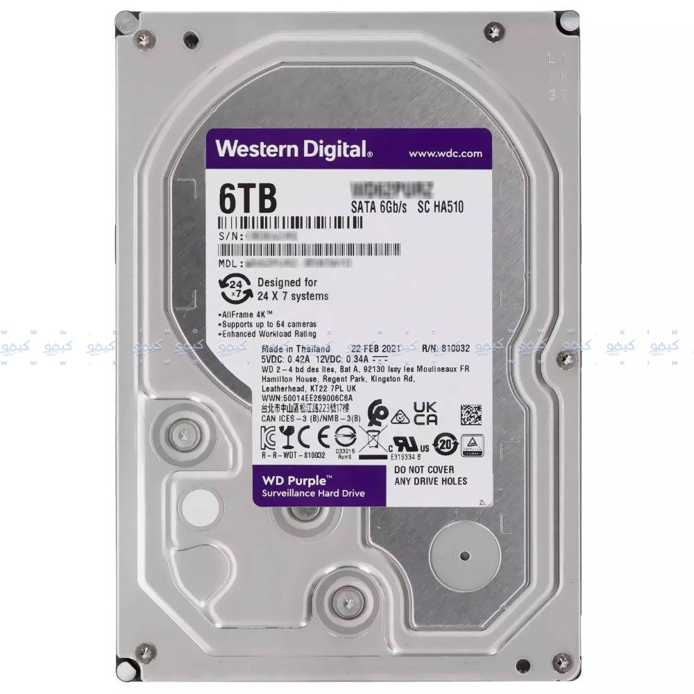 Western Digital Purple 6TB 3.5 Inch