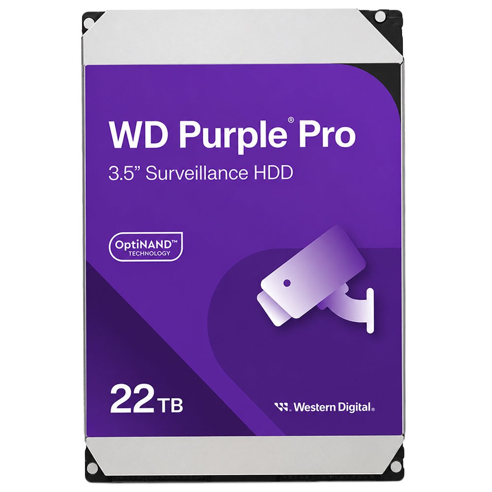 Western Digital Purple PRO 22TB 3.5 Inch Surveillance Internal Hard Drive