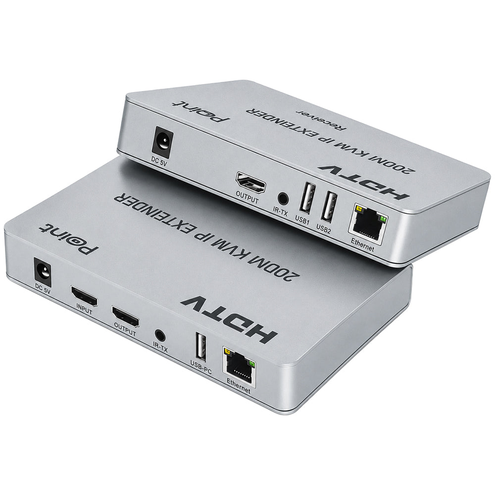 Point HDMI + USB Extender By Lan KVM Lp CAT5/5E/6/6A/7 200m