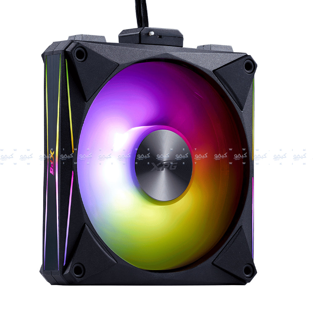 XPG Hurricane Mag 120 PWM ARGB Magnetic Quad Case Fan Kit - Black