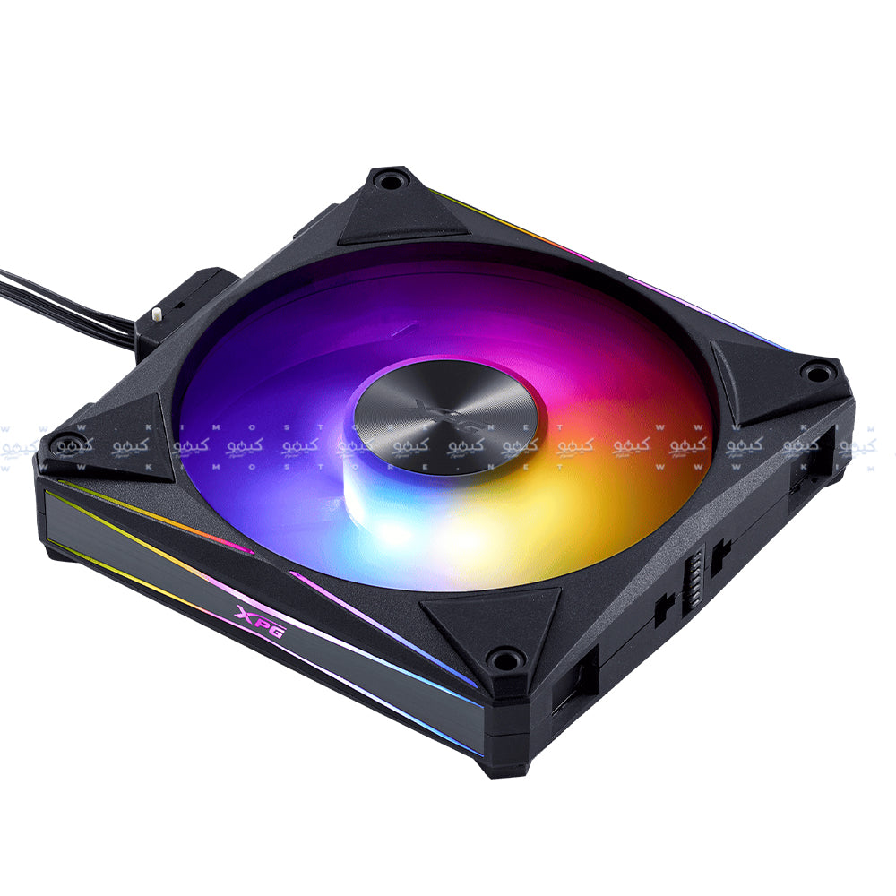 XPG Hurricane Mag 120 PWM ARGB Magnetic Quad Case Fan Kit - Black