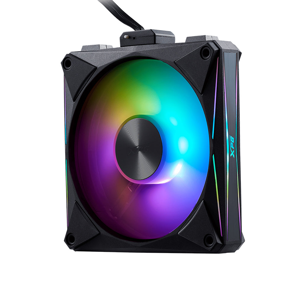 XPG Hurricane Mag 120 PWM ARGB Magnetic Quad Case Fan Kit - Black