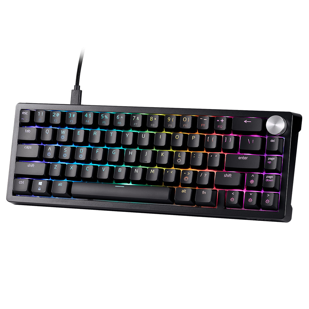 كيبورد إكس بي جي سلكي سويتش أحمر RGB جيمنج إنجليزي SORCERER Mini