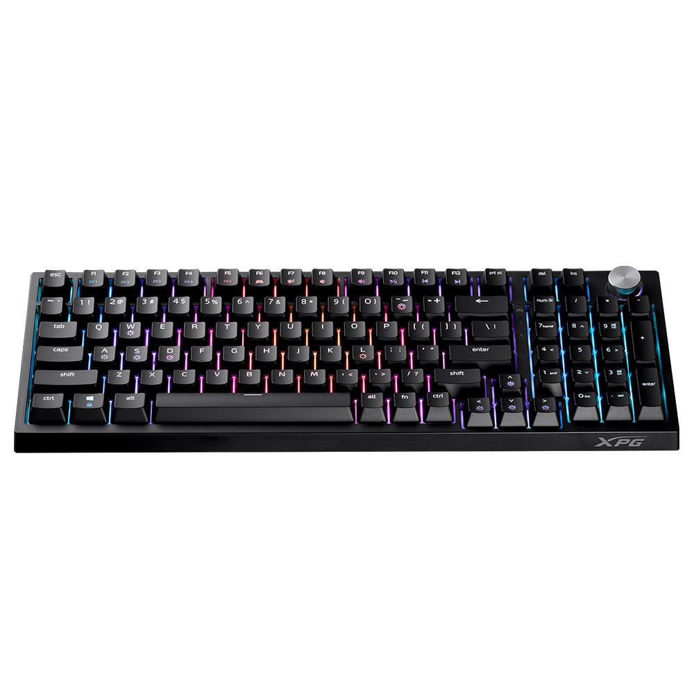 كيبورد اكس بي جي سلكى سويتش أحمر RGB جيمنج إنجليزى SORCERER