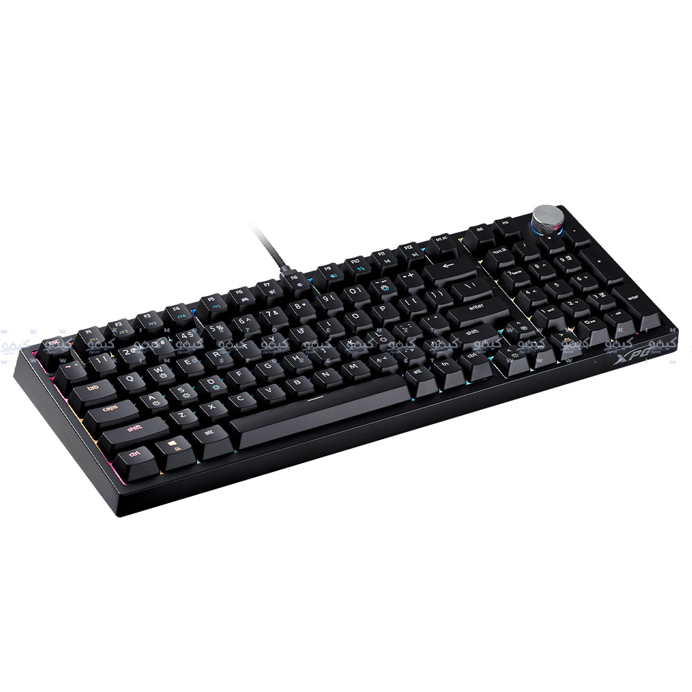 XPG SORCERER Red Switch Wired RGB Gaming Keyboard English - Black