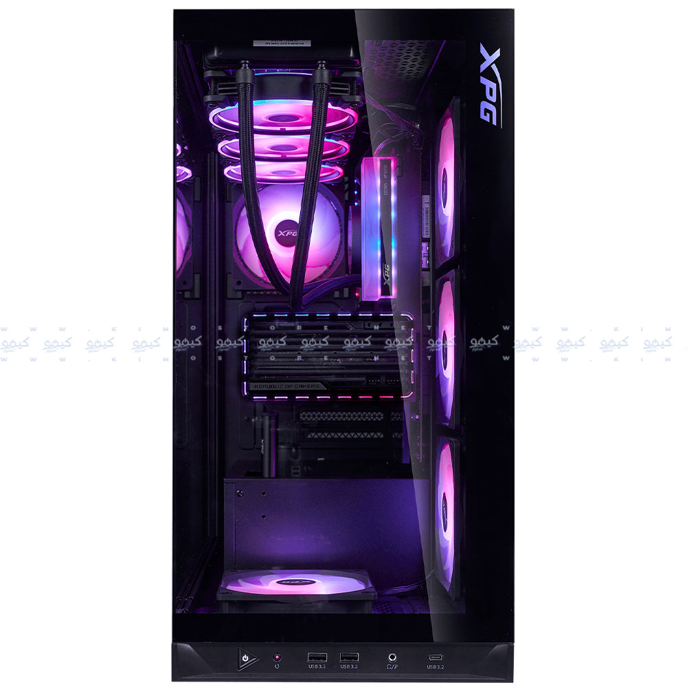 XPG INVADER X BTF Gaming Mid Tower Case - Black
