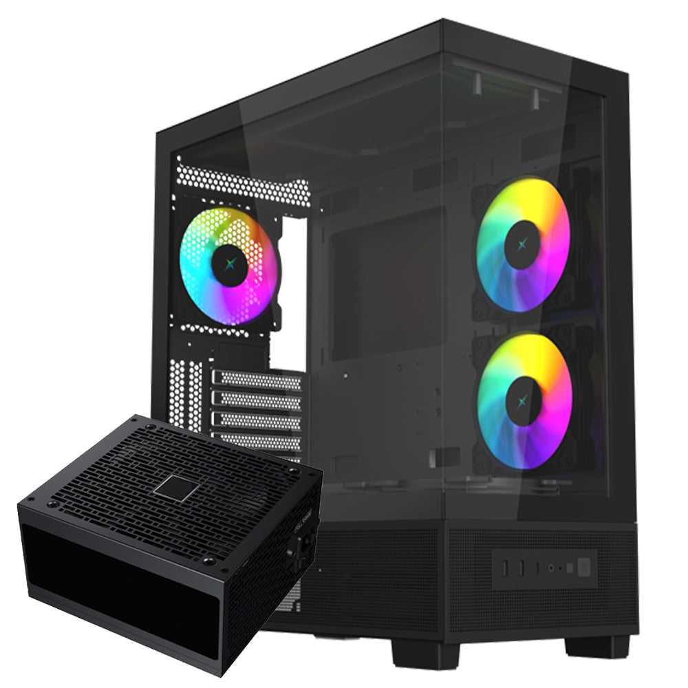 كيس ميد تاور زاندر ARGB جيمنج Jupiter II + باور سبلاي 80 بلس برونزي 750 وات THEA