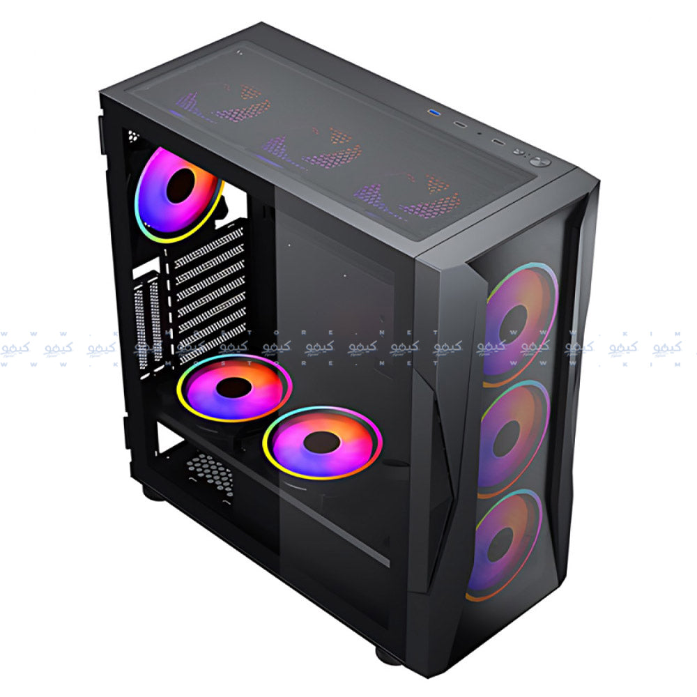 Xander Velox ARGB Gaming Mid Tower Case + 80 Plus White Power Supply 700W