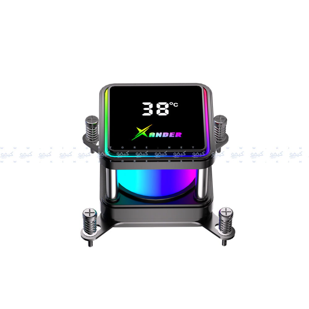 نظام تبريد مائي للبروسيسور زاندر WaterWheel Digital Black 360 ARGB