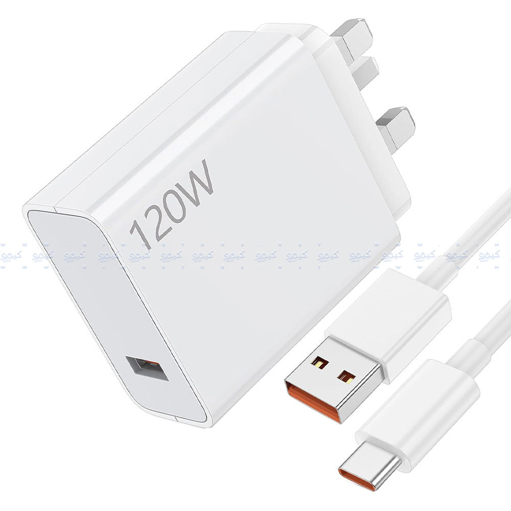 Xiaomi MDY-13-EF Wall Charger Type-C Cable 120W Fast Charging