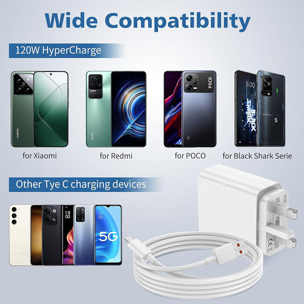 شاحن حائط شاوم منفذ يو اس بي مع كابل شاحن