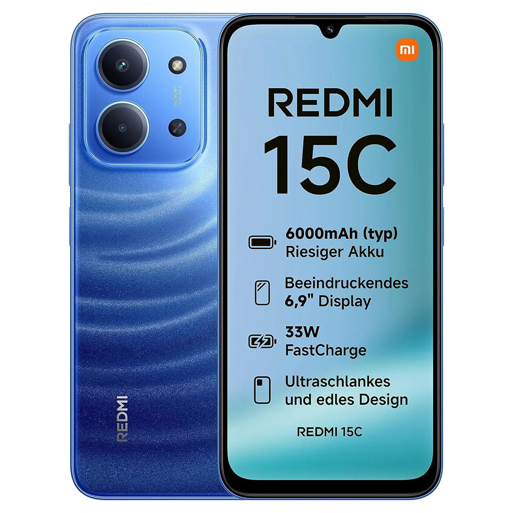 موبايل شاومي 15C ثنائي الشريحة (256 جيجابايت /8 جيجابايت رام / شاشة 6.9 بوصة / تقنية 4G LTE)
