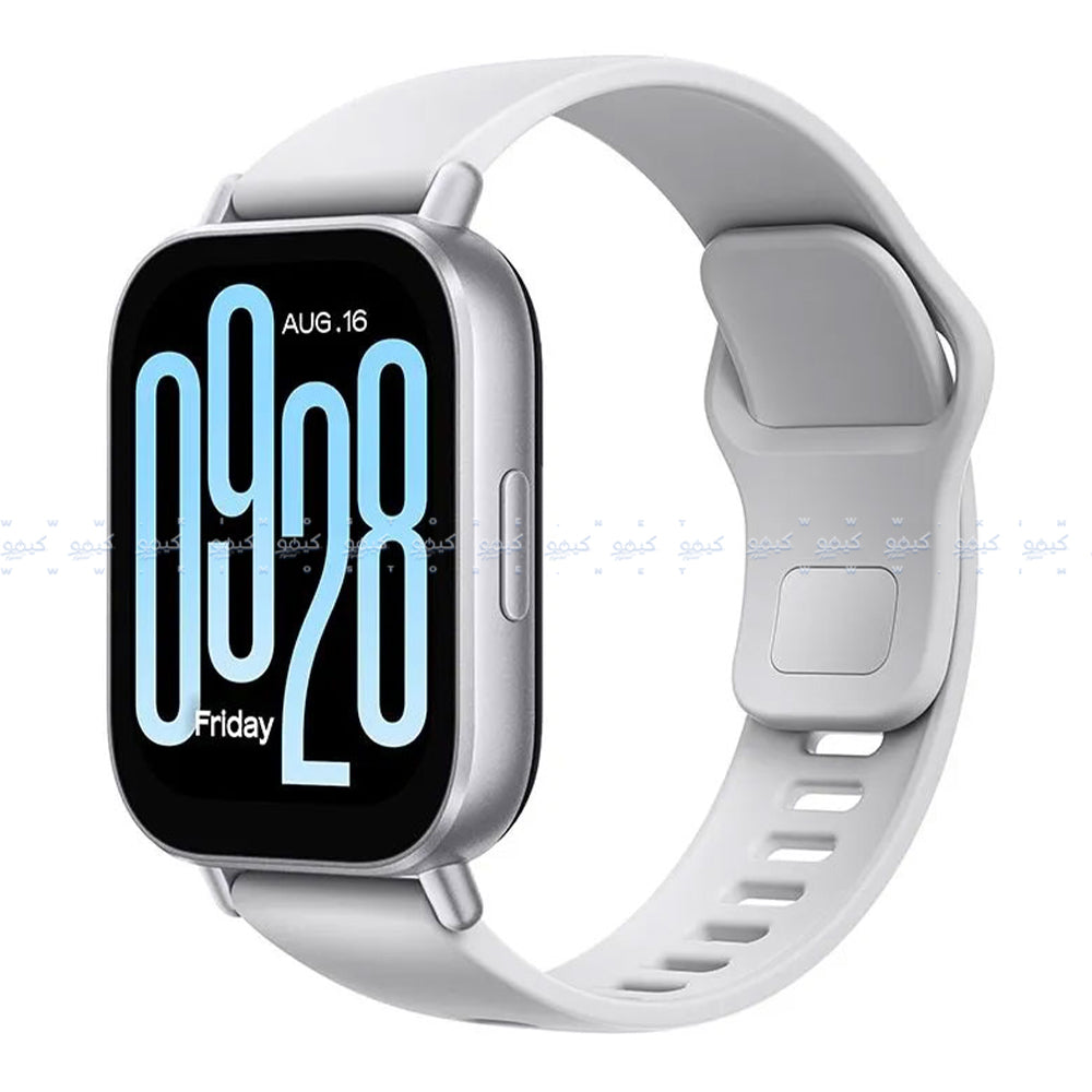 Xiaomi Redmi Watch 5 Active M2351W1 Smart Watch Matte Silver Plastic Case With Silver Gray TPU Strap