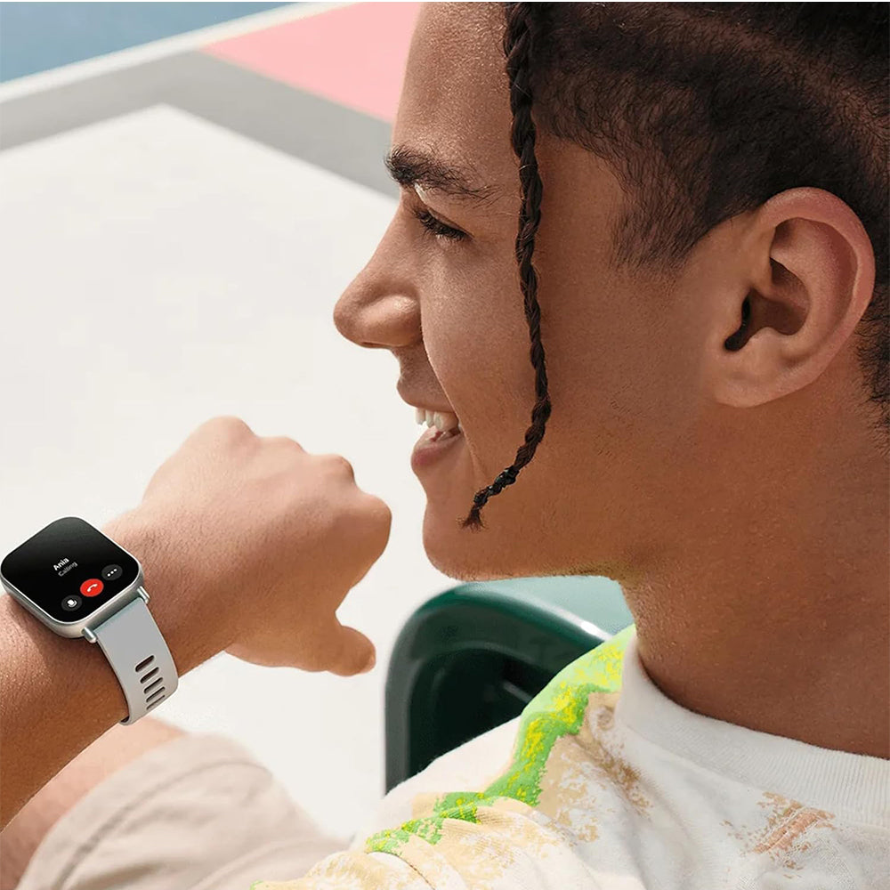 Xiaomi Redmi Watch 5 Active M2351W1 Smart Watch Matte Silver Plastic Case With Silver Gray TPU Strap