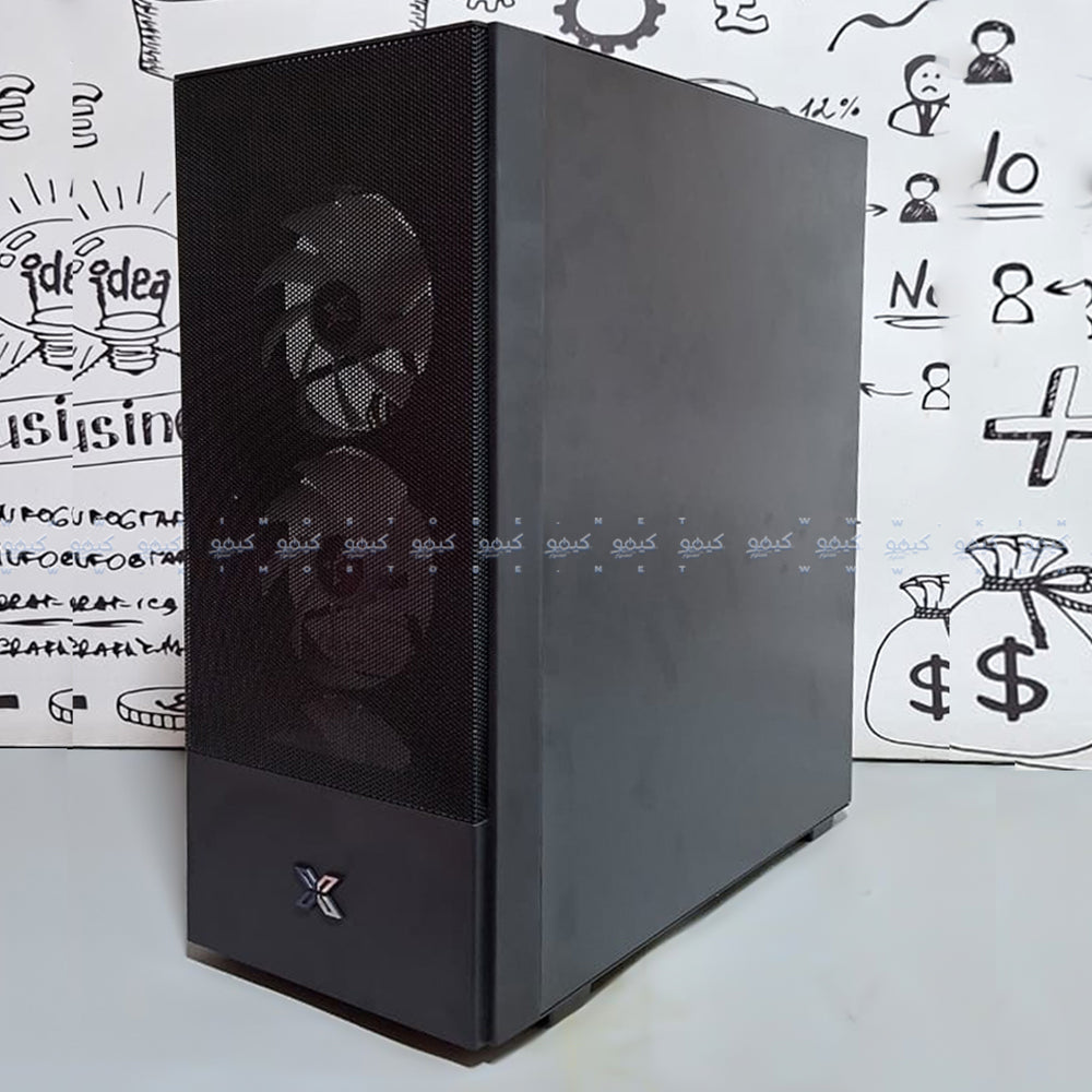 Xigmatek HERO II AIR Gaming Mid Tower Case (Intel Core i5-6400 - 8GB Ram - SSD 128GB + HDD 500GB - Sapphire NITRO+ Radeon RX 570 4GB GDDR5 - M.B LG MS-G021 - Power Supply 600W) Ready PC (Used)