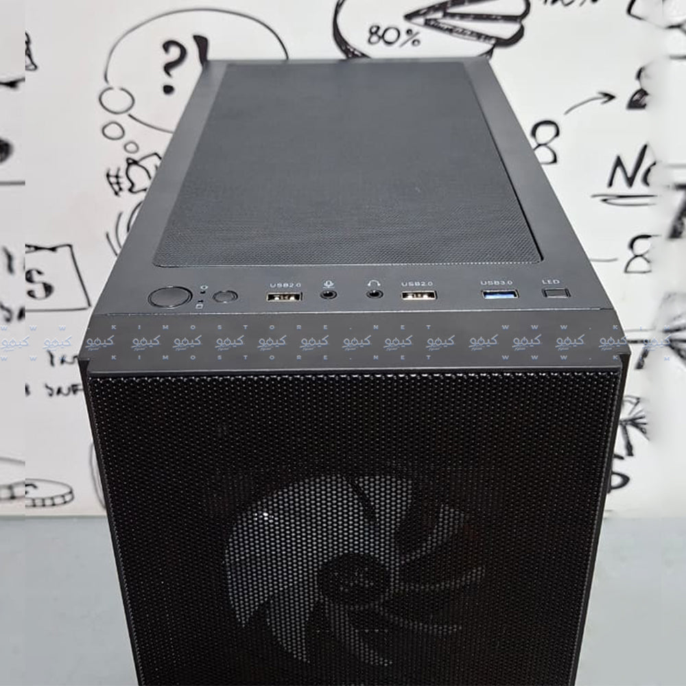 Xigmatek HERO II AIR Gaming Mid Tower Case (Intel Core i5-6400 - 8GB Ram - SSD 128GB + HDD 500GB - Sapphire NITRO+ Radeon RX 570 4GB GDDR5 - M.B LG MS-G021 - Power Supply 600W) Ready PC (Used)