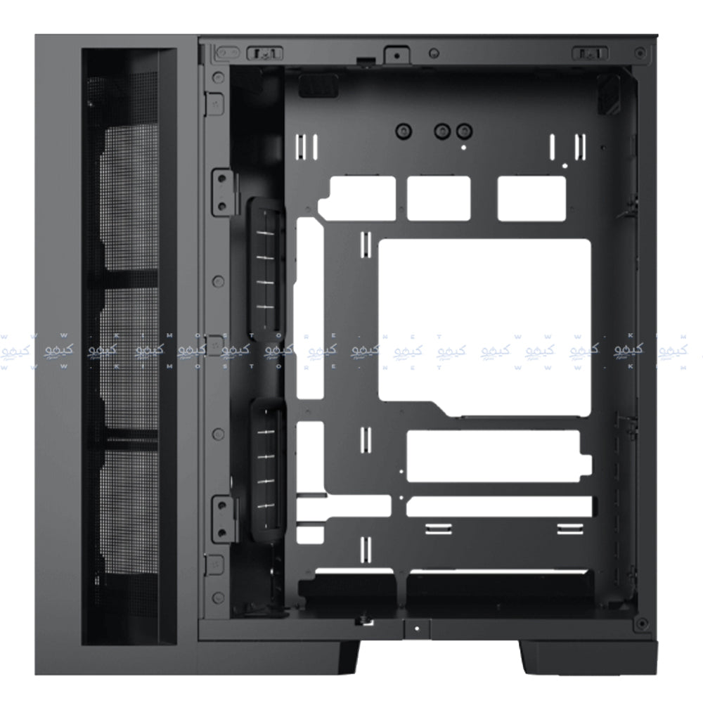 كيس سوبر تاور زيجماتيك ARGB جيمنج Aqua 7 - اسود