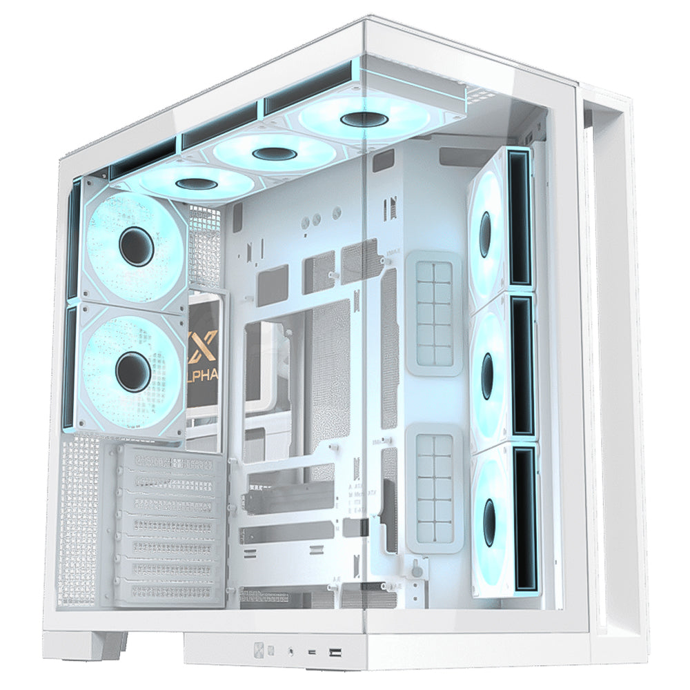 Xigmatek Aqua 7 Arctic ARGB Gaming Super Tower Case