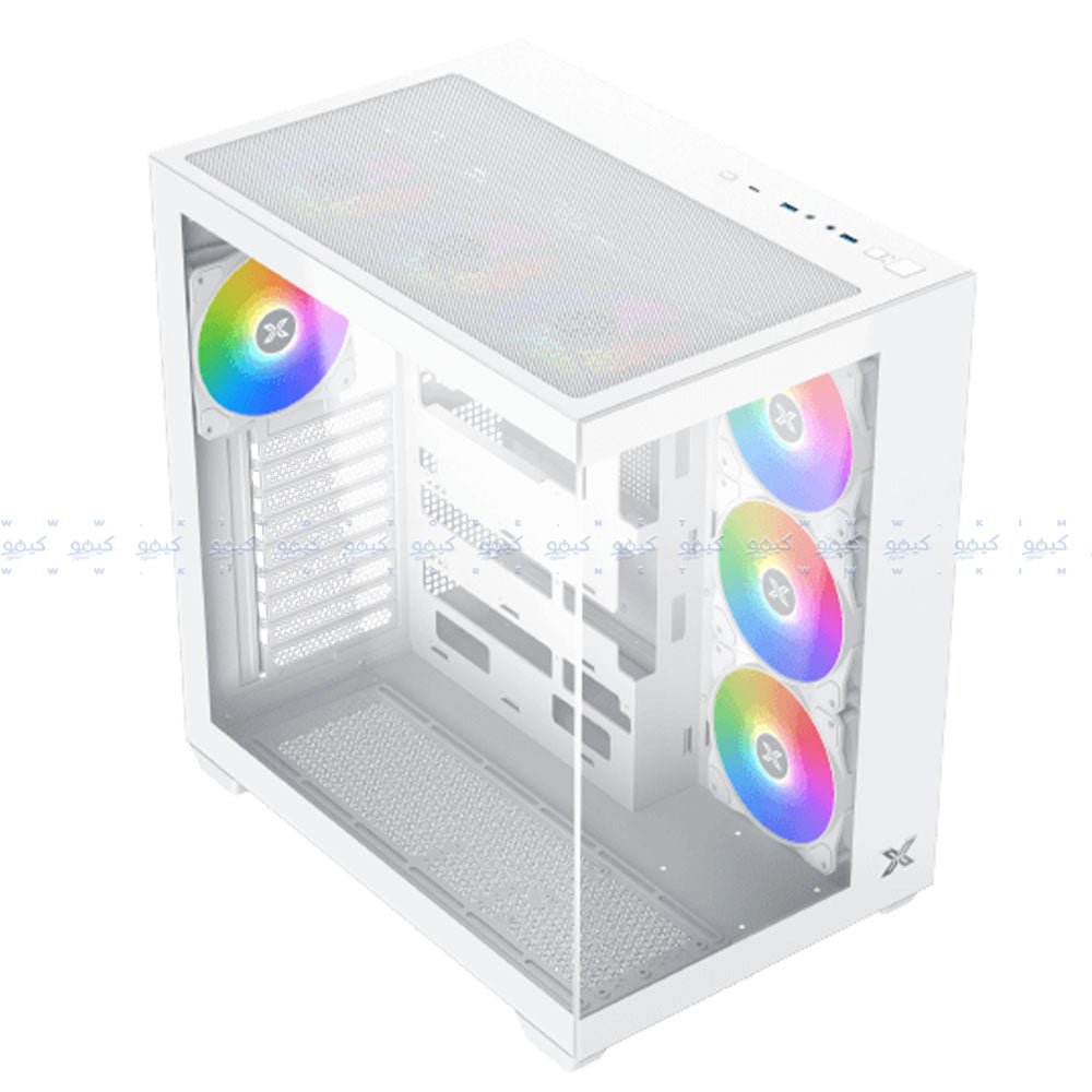 كيس ميد تاور زيجماتيك ARGB جيمنج Aqua V Air Arctic