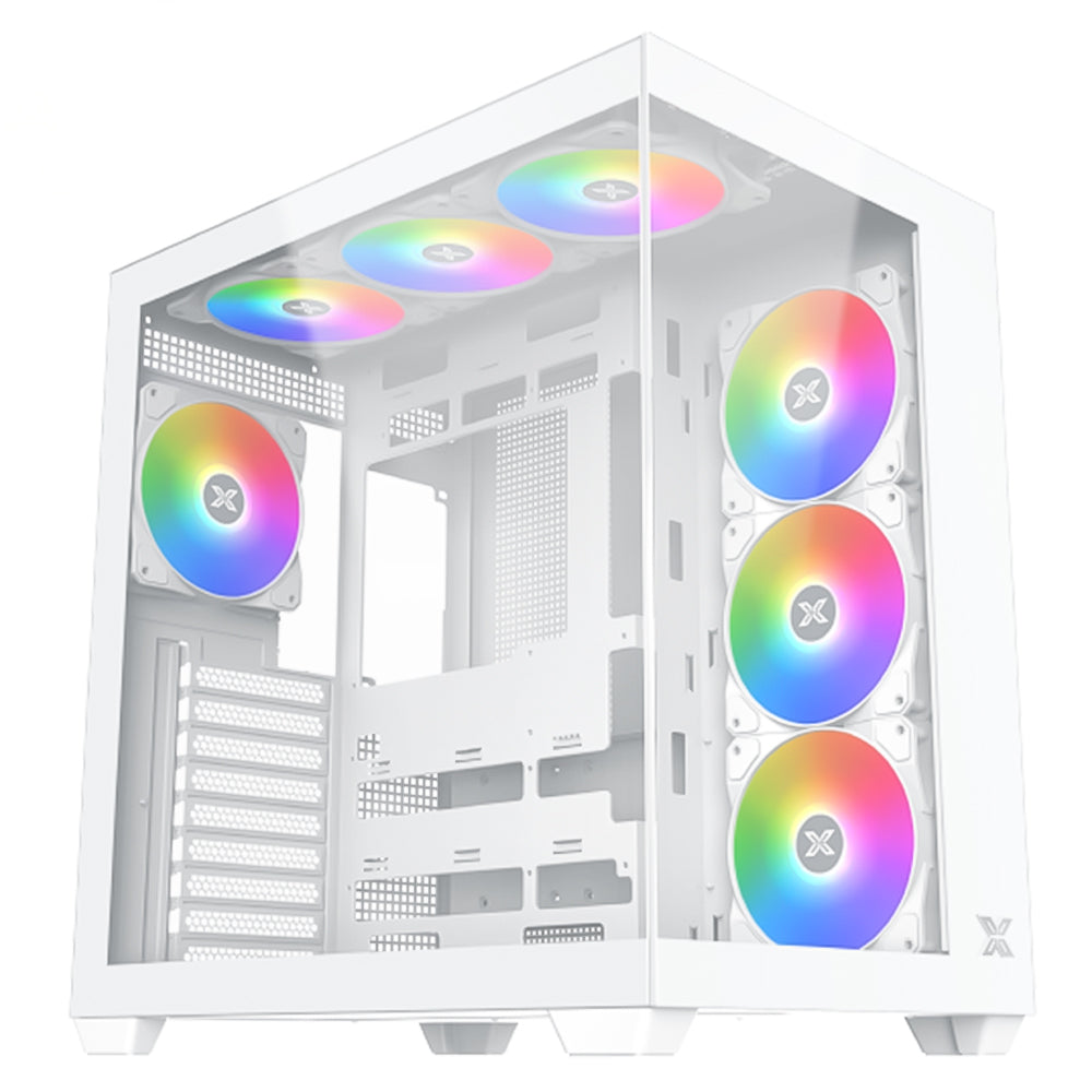 Xigmatek Aqua V Air Arctic ARGB Gaming Mid Tower Case