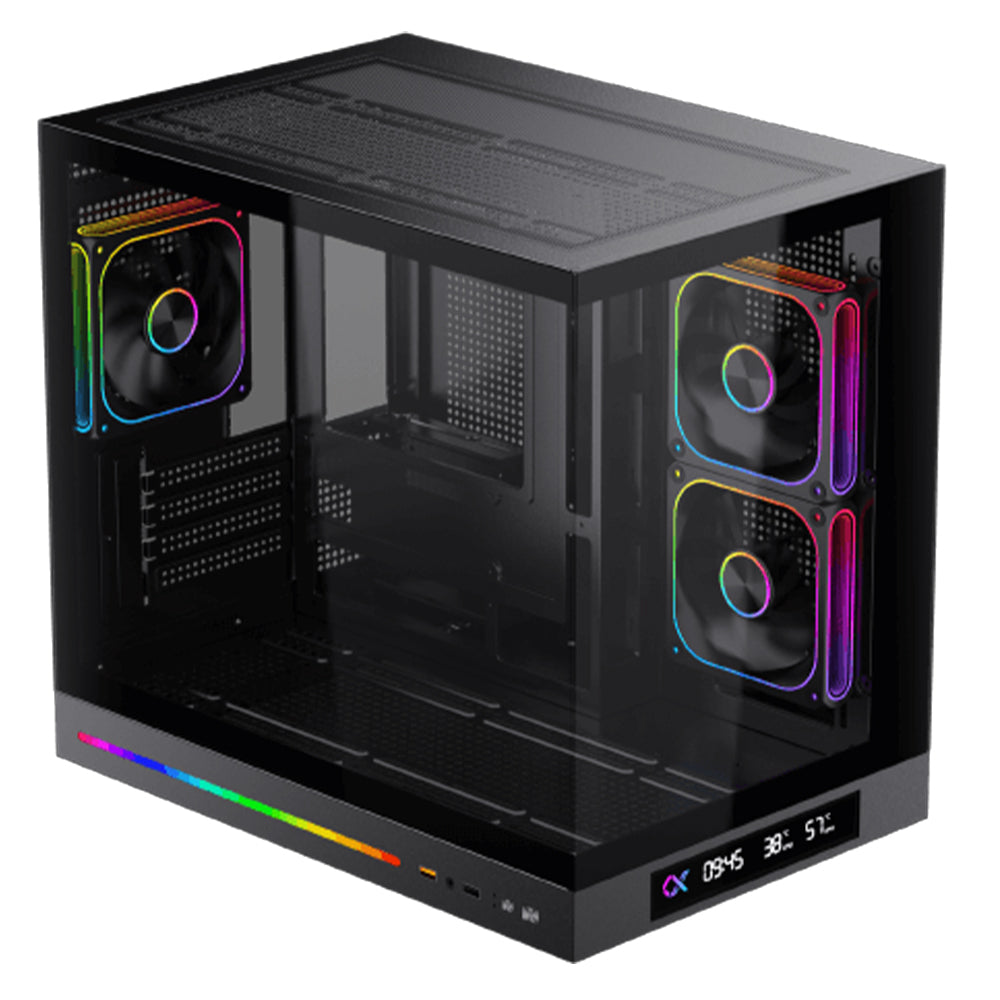 كيس ميكرو تاور زيجماتيك ARGB جيمنج Cloud M DGT 3AF LCD