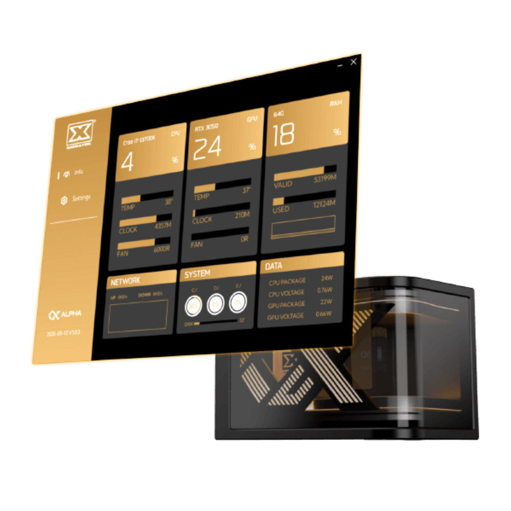 Xigmatek Connect Ultra 360 Magnetic OLED ARGB AIO CPU Liquid Cooler