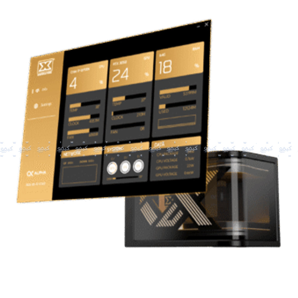 نظام تبريد مائي للبروسيسور زيجماتيك Connect Ultra 360 Magnetic OLED ARGB AIO CPU