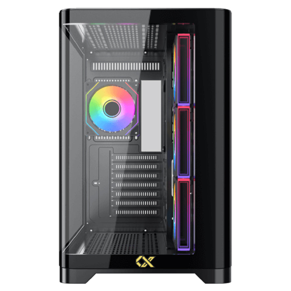Xigmatek Crystal Storm ARGB Gaming Mid Tower Case + Asgard 80 Plus