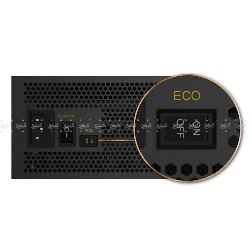 باور سبلاي زيجماتيك 80 بلس ذهبي 1100 وات Fury Full Modular