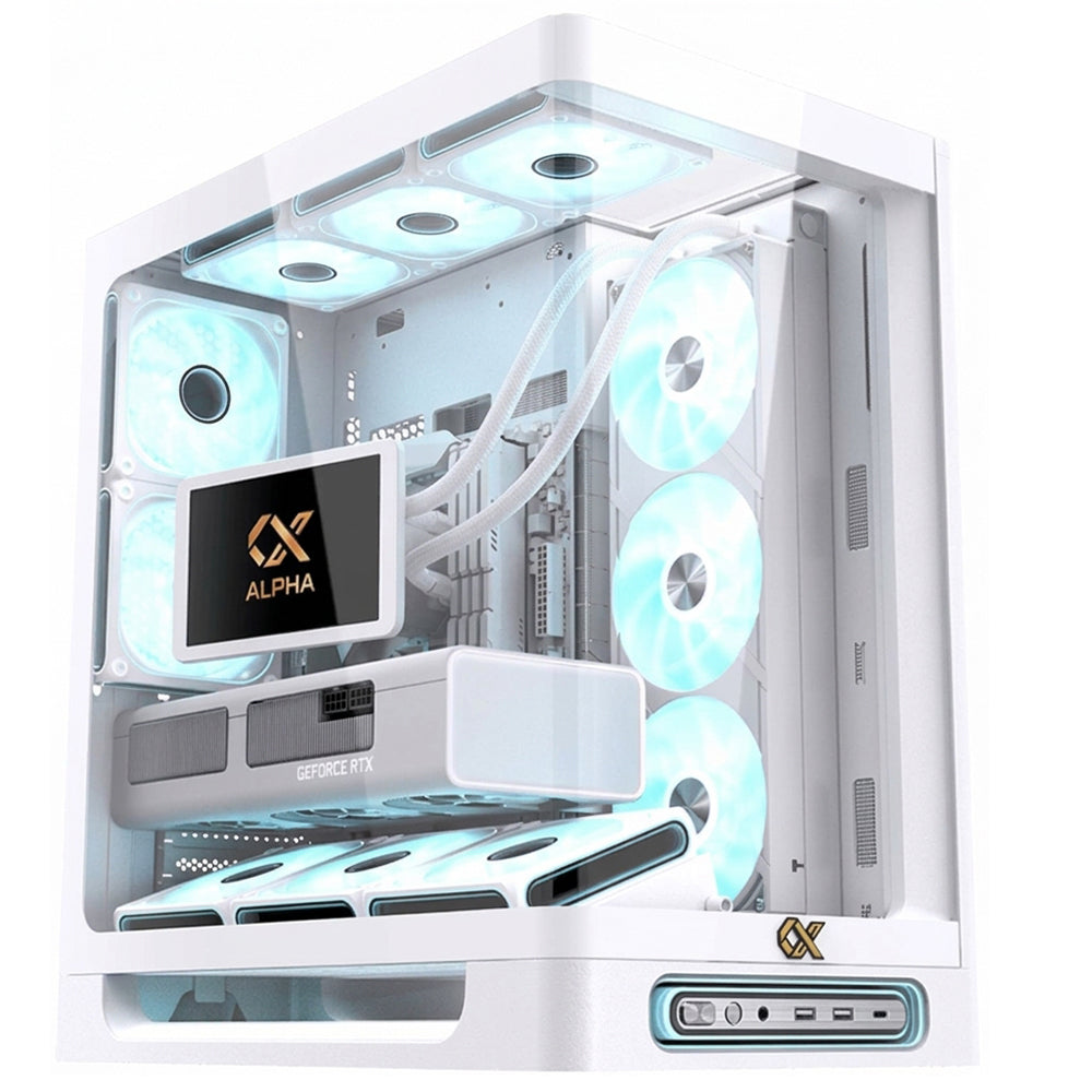 Xigmatek Heaven Arctic ARGB Gaming Mid Tower Case