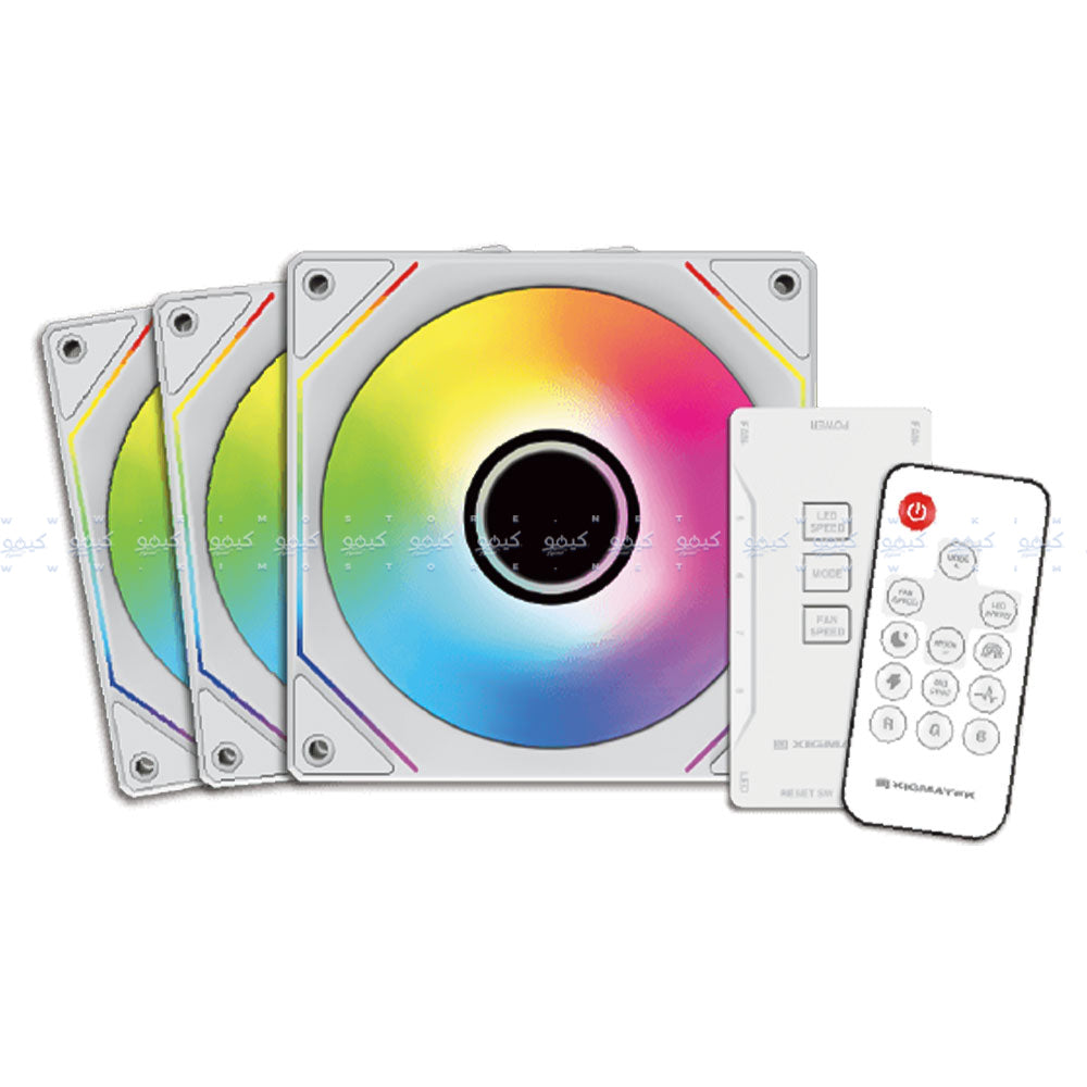 مروحة كيسه زيجماتيك 3 قطع Infinity G20A Arctic ARGB