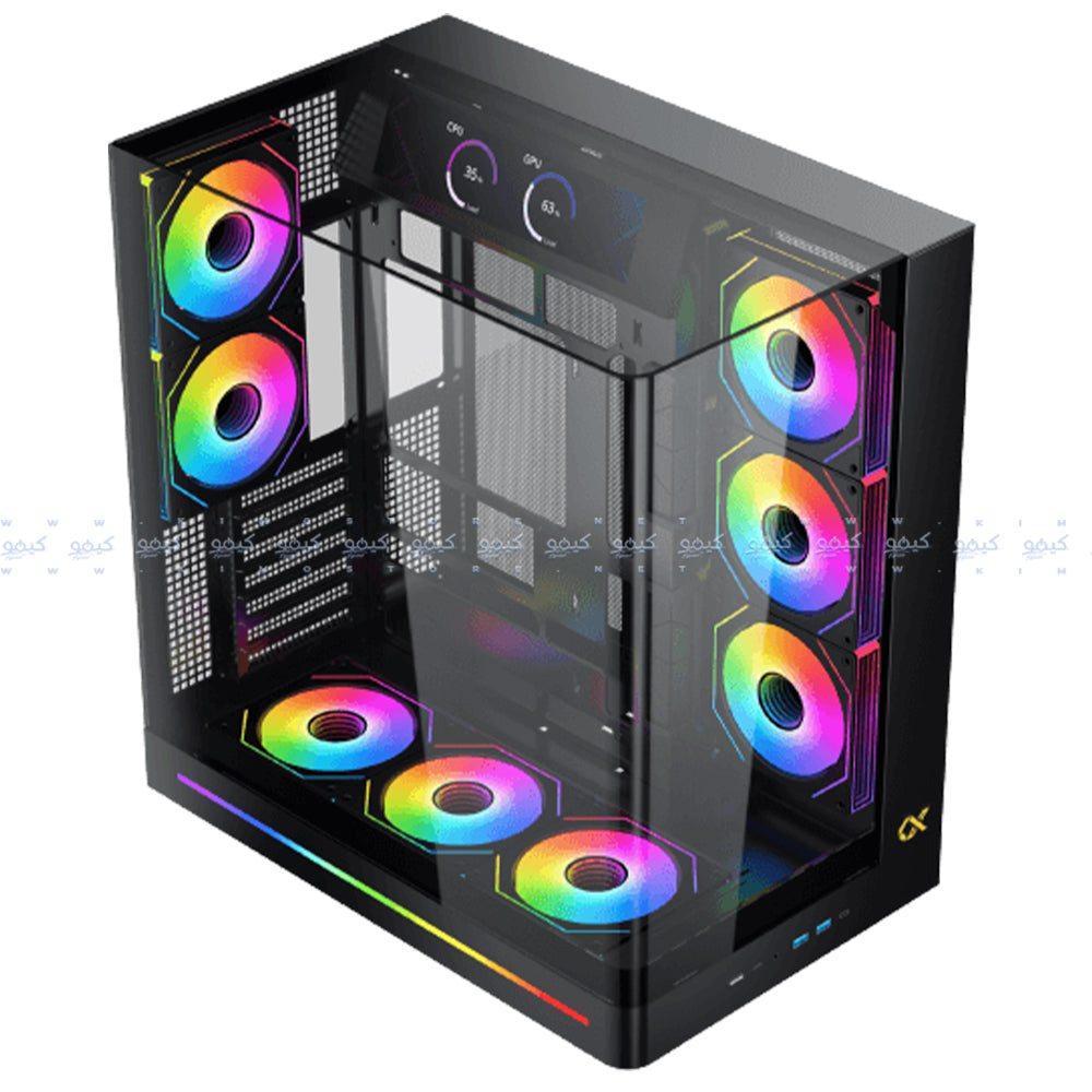 كيس سوبر تاور زيجماتيك ARGB جيمنج Pano II LCD