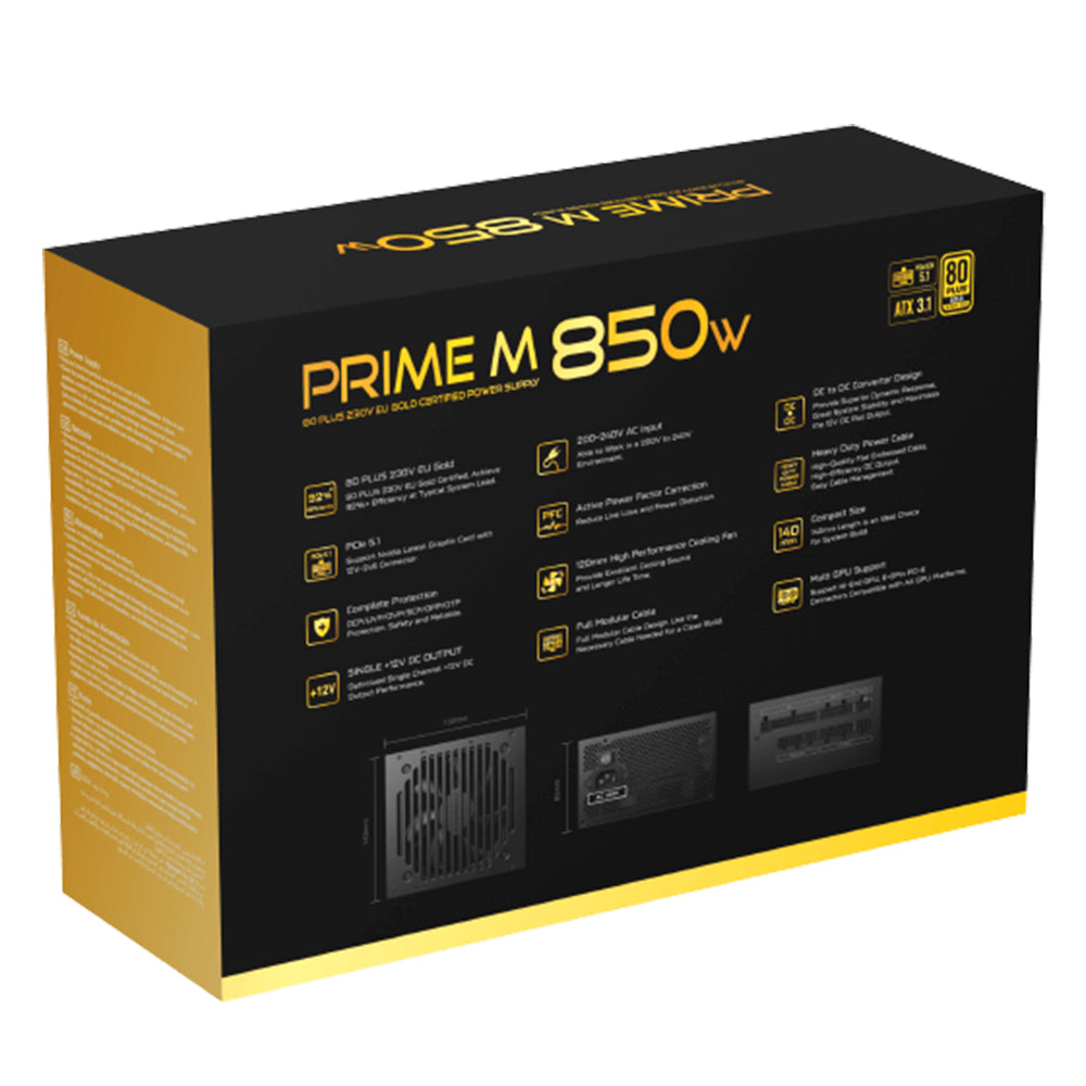 Xigmatek Prime M Full Modular 850W 80 PLUS Gold Power Supply